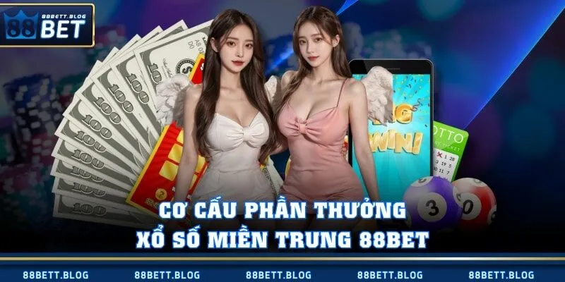 Cơ cấu phần thưởng xổ số miền Trung 88BET