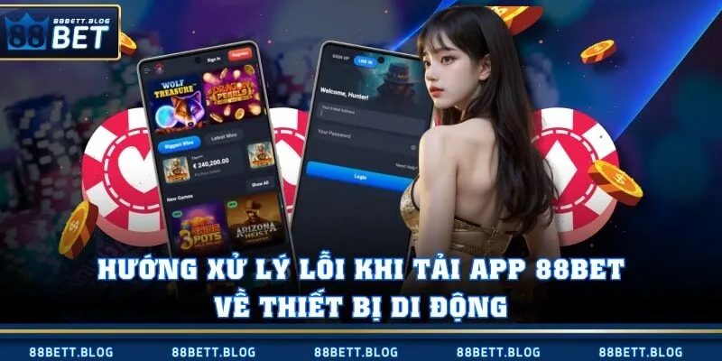 Hướng xử lý lỗi khi tải app 88BET về thiết bị di động