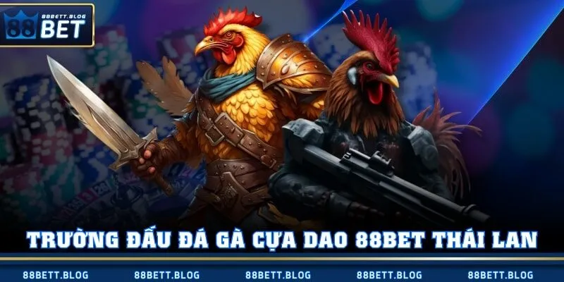 Trường đấu đá gà cựa dao 88BET Thái Lan